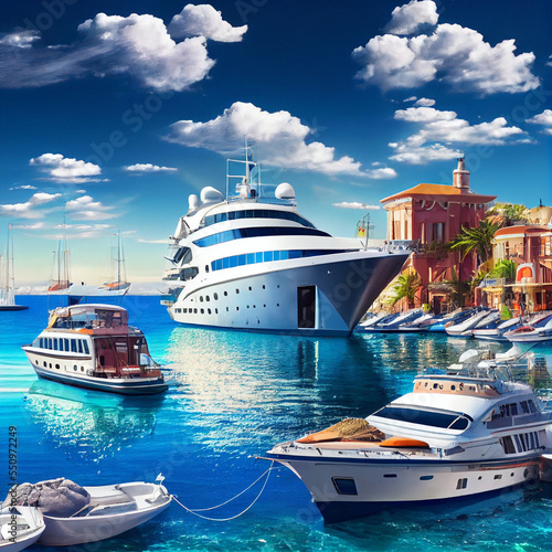 Wallpaper Mural Sailing at Sea on a lovely day Torontodigital.ca