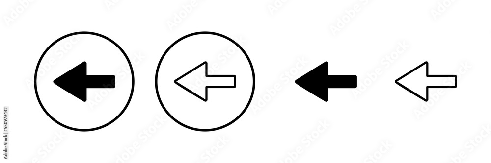 Arrow icon vector illustration. Arrow sign and symbol for web design. Arrow icon vector illustration. Arrow sign and symbol for web design.