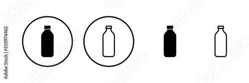 Bottle icon vector illustration. bottle sign and symbol