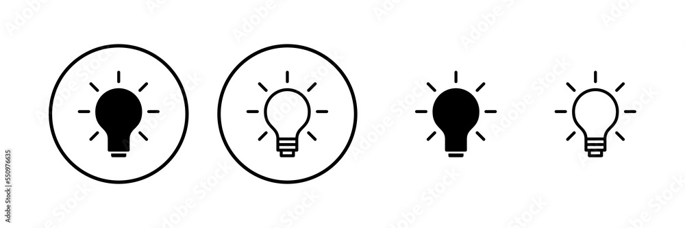 Lamp icon vector illustration. Light bulb sign and symbol. idea symbol. Lamp icon vector illustration. Light bulb sign and symbol. idea symbol.