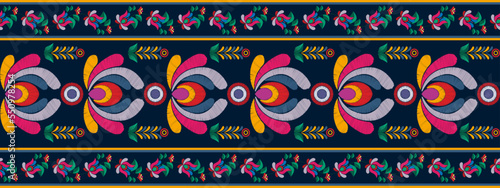 Ikat ethnic seamless pattern decoration design. Aztec fabric carpet boho mandalas textile decor wallpaper. Tribal native motif ornaments African American folk traditional embroidery vector background 