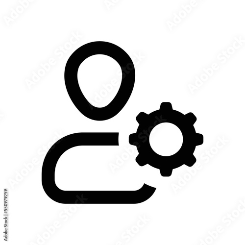 Account Setting icon - vector illustration . user, account, profile, setting, option, avatar, settings, configuration, manage, line, outline, icons .