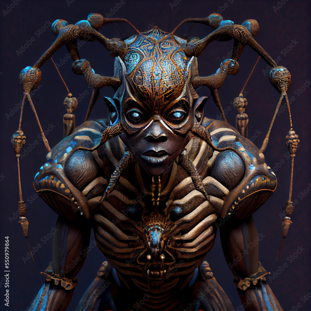 Fototapeta premium Anansi, AI 