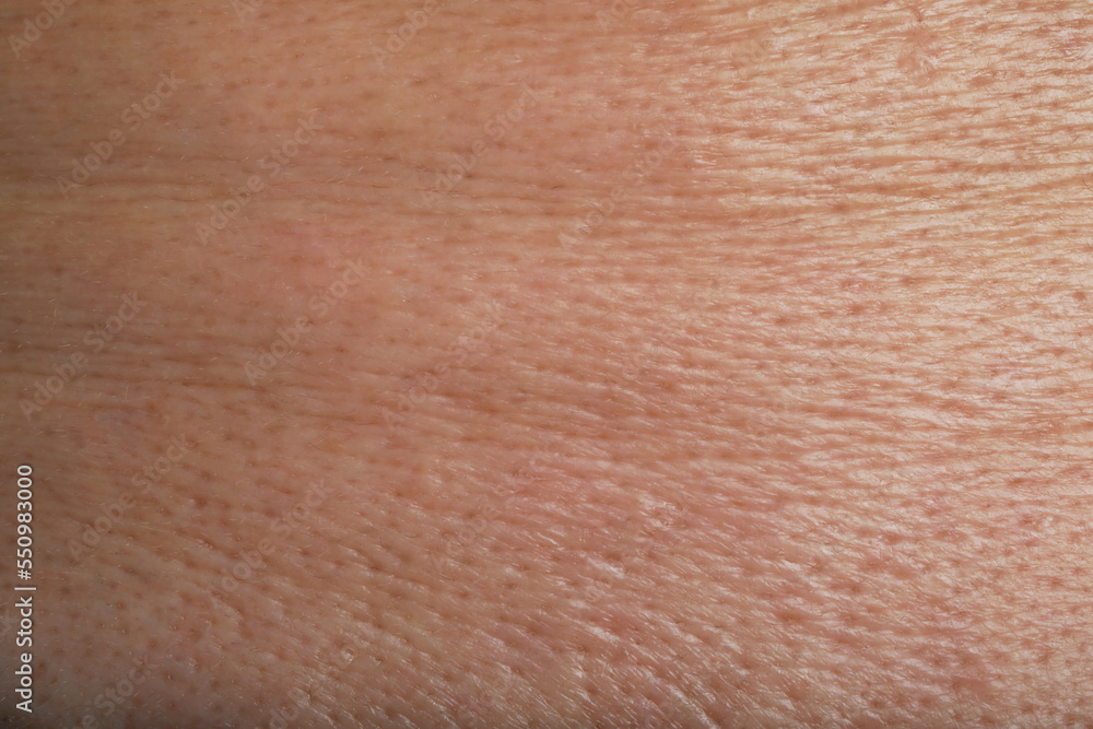 Fototapeta premium Closeup view of human skin as background