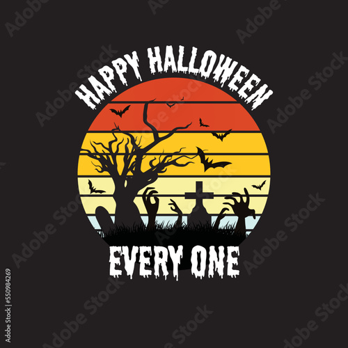 Halloween t shirt design 