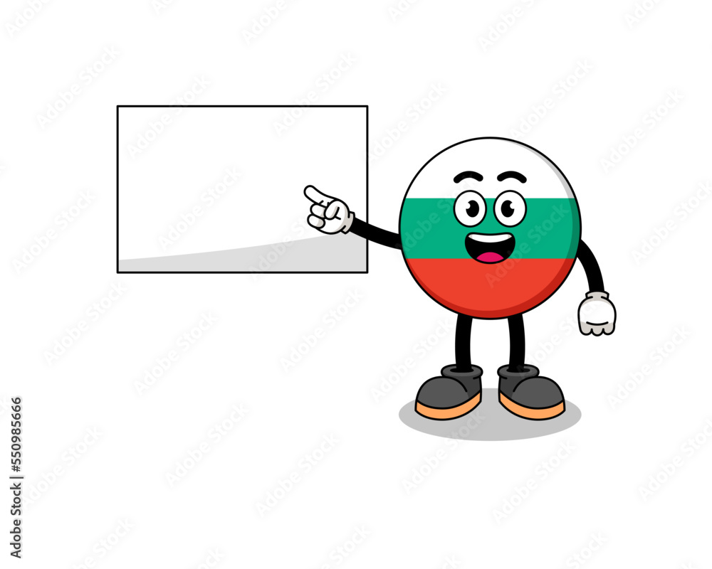 bulgaria flag illustration doing a presentation bulgaria flag illustration doing a presentation
