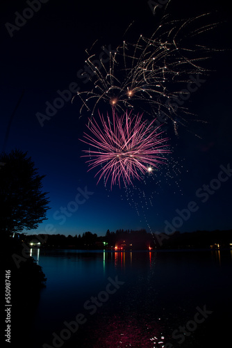 fireworks at the lake 