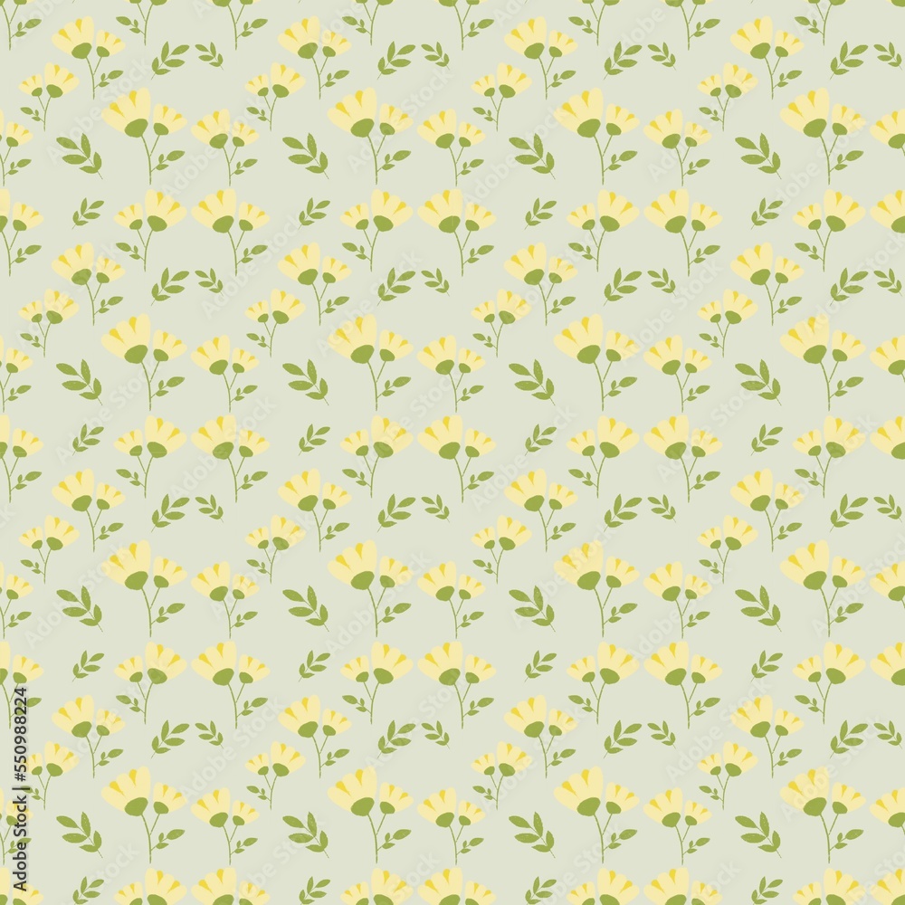 seamless pattern yellow flower for the background, fabric, texture seamless pattern yellow flower for the background, fabric, texture