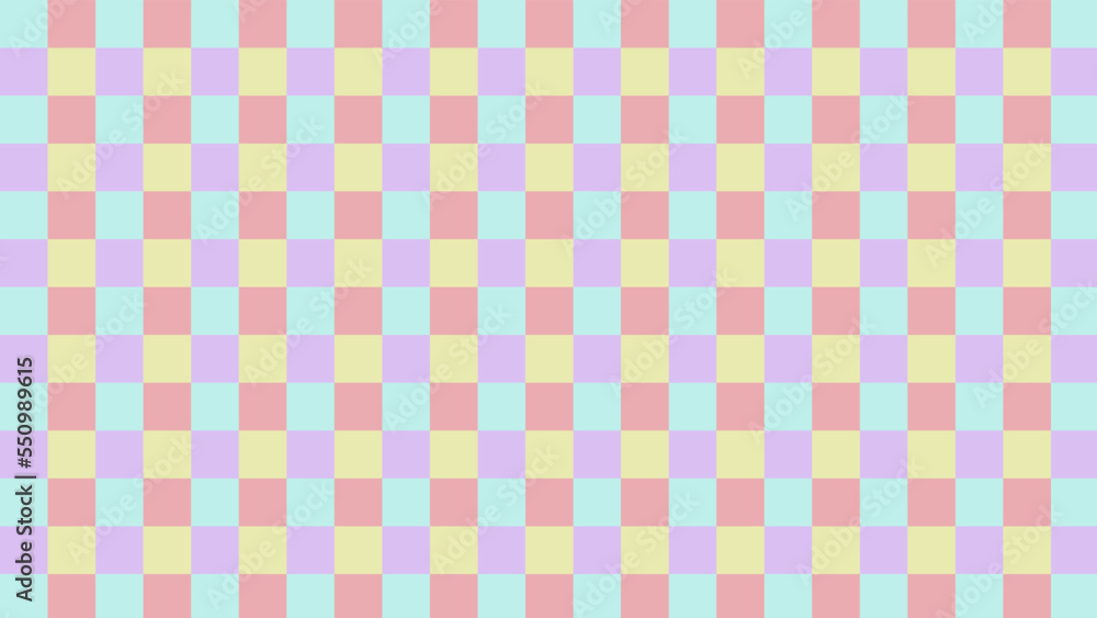 cute aesthetics multi-color, red, yellow, purple, and green checkerboard, gingham, plaid, checkered, tartan wallpaper illustration, perfect for banner, backdrop, postcard, background, wallpaper cute aesthetics multi-color, red, yellow, purple, and green checkerboard, gingham, plaid, checkered, tartan wallpaper illustration, perfect for banner, backdrop, postcard, background, wallpaper