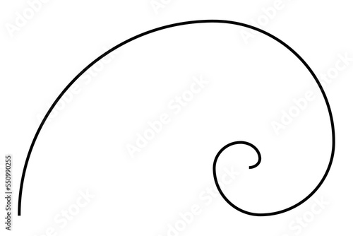 Ration section proportions Vector pattern in golden ratio Fibonacci illustration. Abstract geometry. Vector pattern in golden ratio Fibonacci illustration.