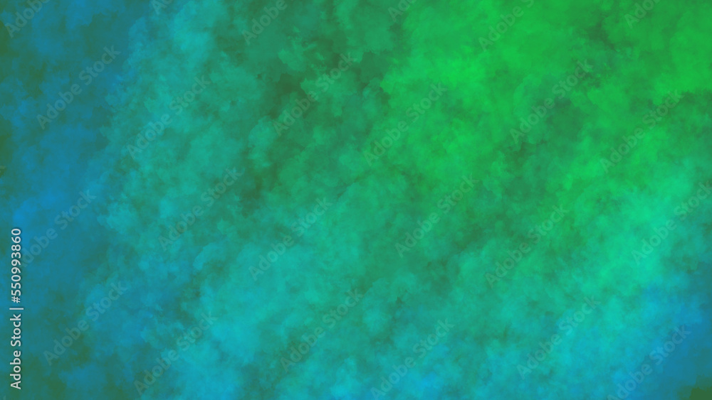Abstract strange  greenery cloud background