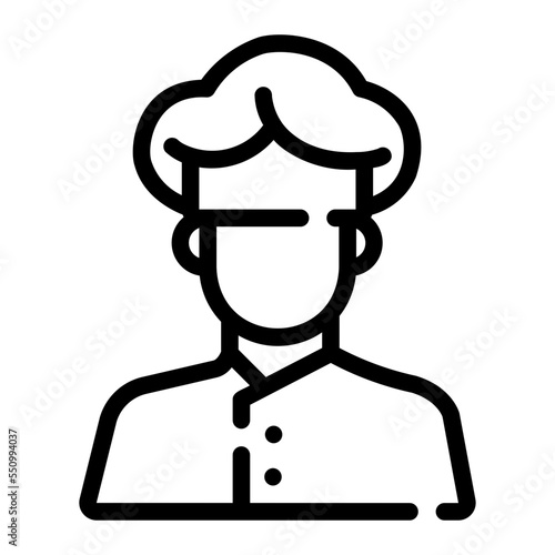 bartender line icon