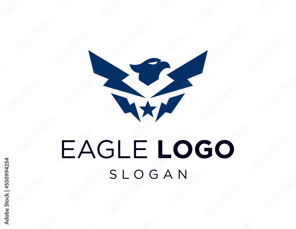 Logo about Eagle on a white background. created using the CorelDraw application. Logo about Eagle on a white background. created using the CorelDraw application.