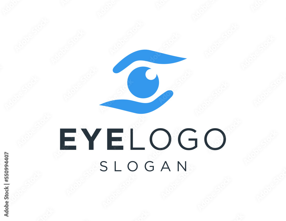 Logo about Eye on a white background. created using the CorelDraw application. Logo about Eye on a white background. created using the CorelDraw application.