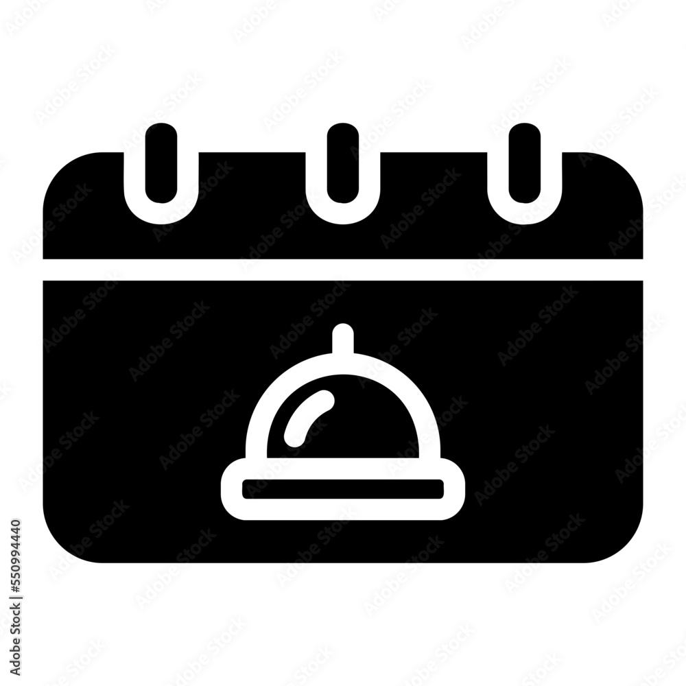 Obraz premium event glyph icon