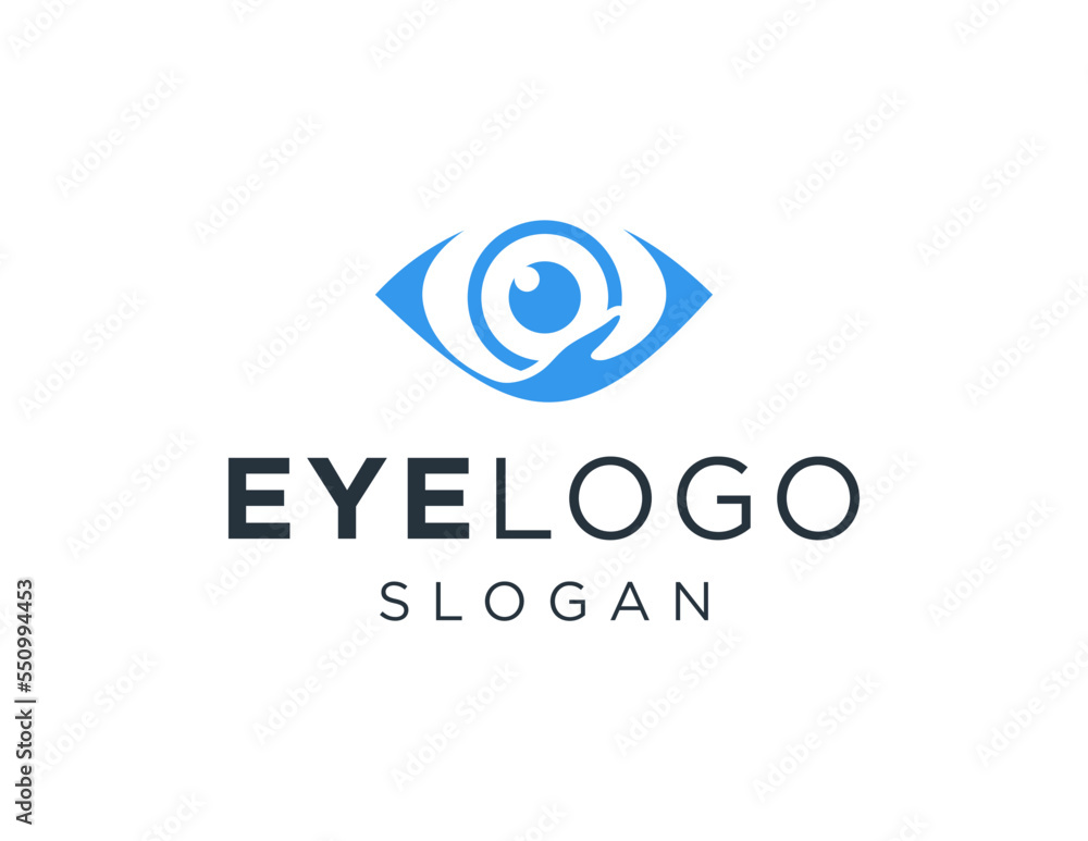 Logo about Eye on a white background. created using the CorelDraw application. Logo about Eye on a white background. created using the CorelDraw application.