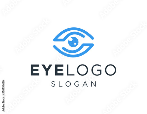 Logo about Eye on a white background. created using the CorelDraw application.