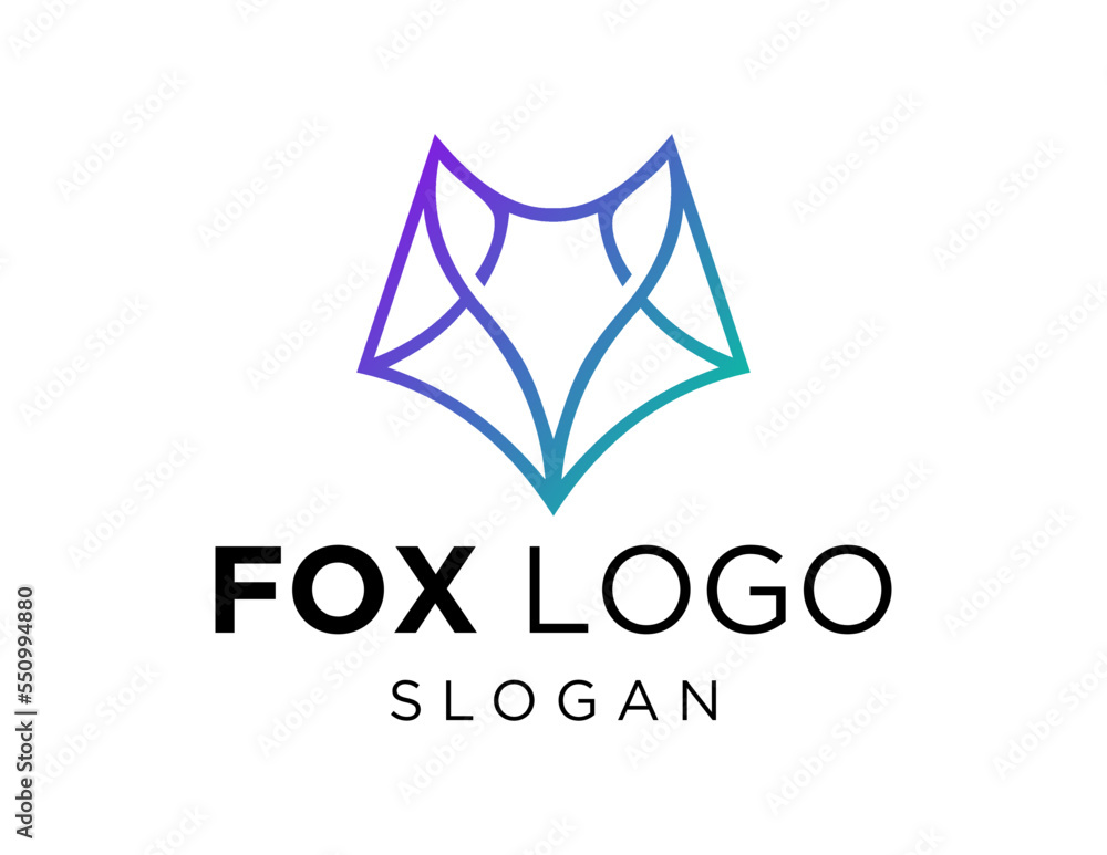 Obraz premium Logo about Fox on a white background. created using the CorelDraw application.