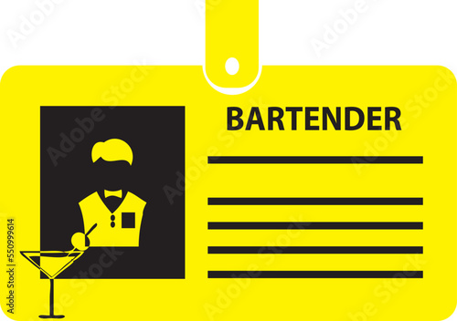 ID card Bartender photo