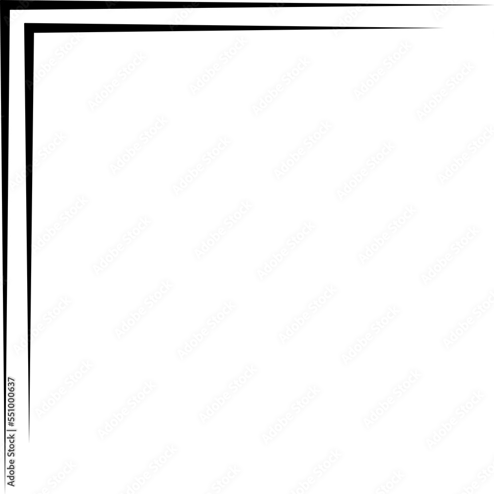 black line frame corner, border, frame decoration black line frame corner, border, frame decoration