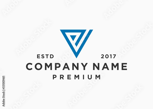 initial letter ve or ev logo design vector illustration template