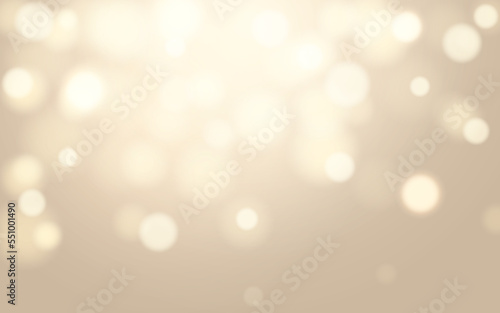 Golden pearl luxury bokeh soft light abstract background, Vector eps 10 illustration bokeh particles, Background decoration