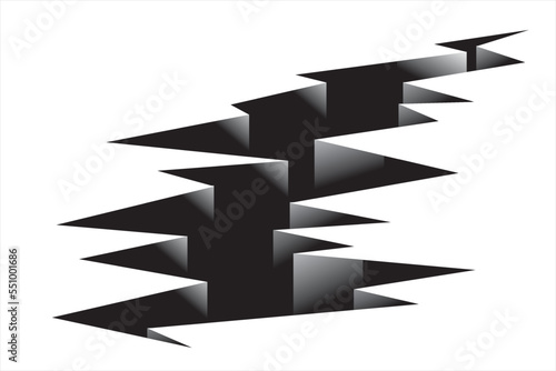 Free Download Earthquake cracking holes. Cracked brick wall. A cracked stonewall. Realistic cracks in the wall. Ground cracks set. Grunge style mask overlay with cracked texture - GFXLoad