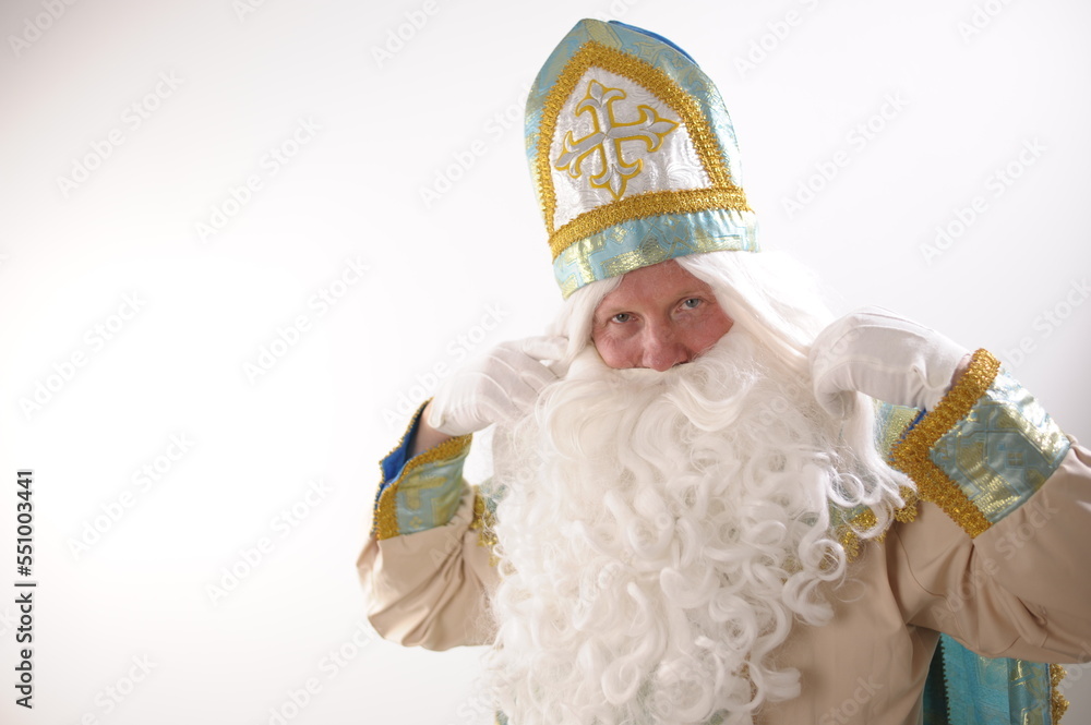 Fairy tale 12 months Nicholas the Wonderworker, Saint Nicholas, the founder of Santa Freezing Moroz Ivanovich winter month january february december forest for snowdrops to meet Grandfather Moroz Fairy tale 12 months Nicholas the Wonderworker, Saint Nicholas, the founder of Santa Freezing Moroz Ivanovich winter month january february december forest for snowdrops to meet Grandfather Moroz