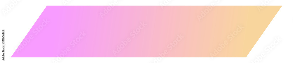 cute colorful gradient tap banner decoration