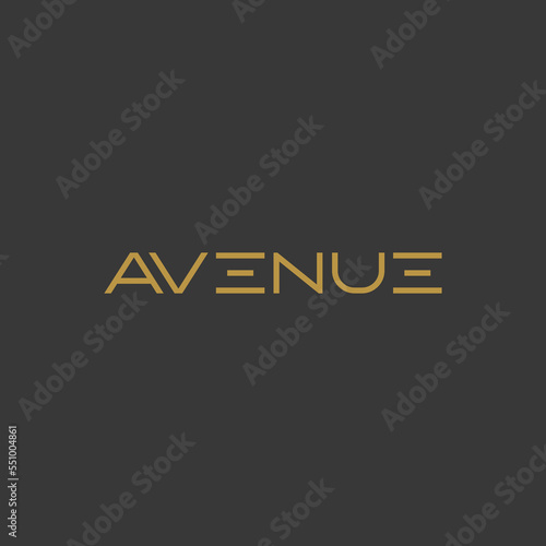 Fotótapéta Avenue logo design