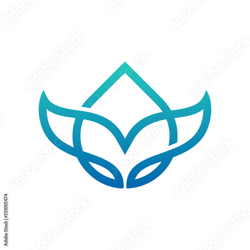 Shark Gradient Logo Design