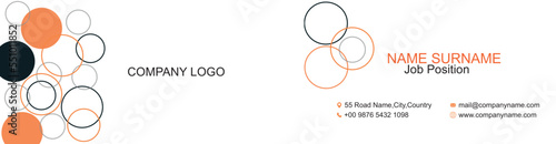 Professional Business Card Template Design