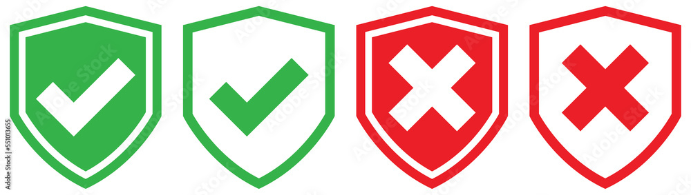 shield check mark icon set. style sign symbol for app and web, vector illustration shield check mark icon set. style sign symbol for app and web, vector illustration