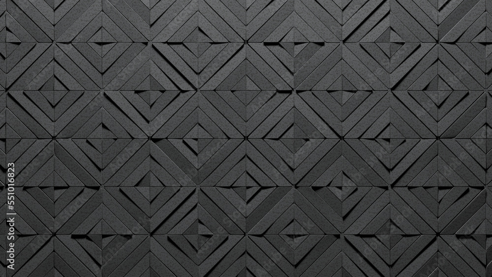 Dark Textured Geometrical Background (3d Illustration) Dark Textured Geometrical Background (3d Illustration)