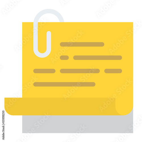 clip paper tool attach note icon