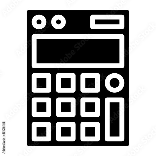 calculator number financial sum icon