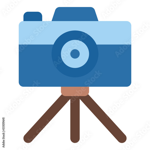 photography camera tripod hobby icon