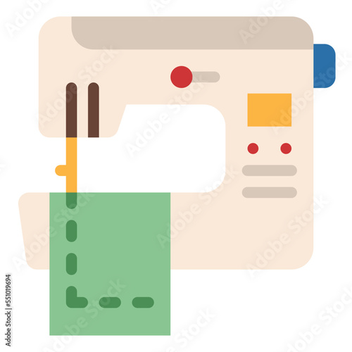 sewing machine craft hobby icon