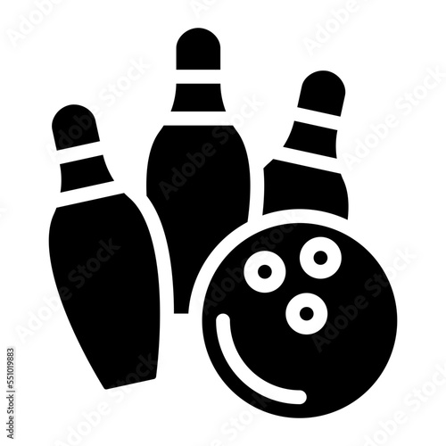 bowling skittles sport hobby icon