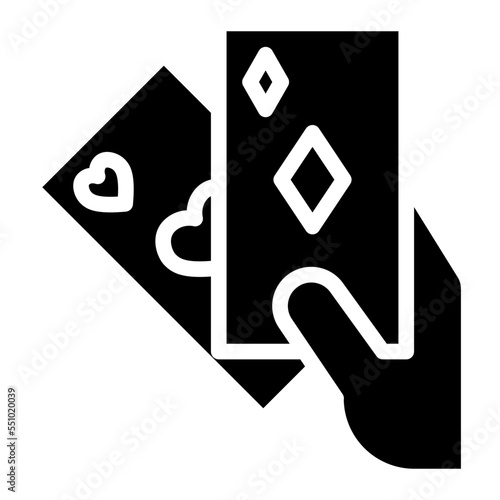 play cards game hobby icon