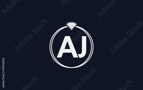 Diamond jewellery logo and diamond logotype circle jewelry icon design vector