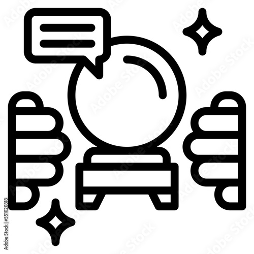 horoscope fortune teller hobby icon