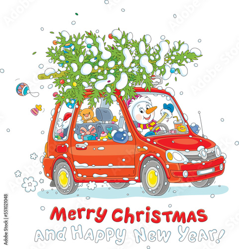 Greeting card with a funny ...
