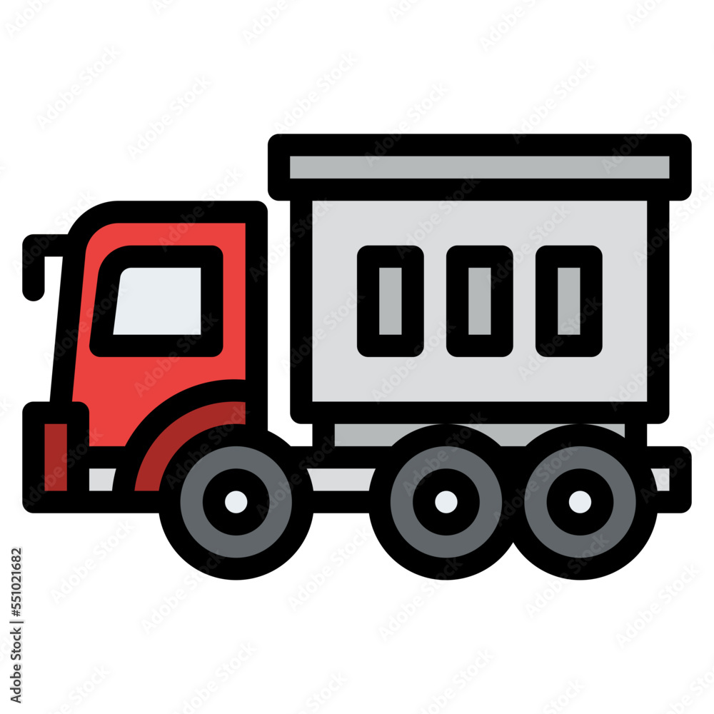 truck vehicle transport transportation icon truck vehicle transport transportation icon