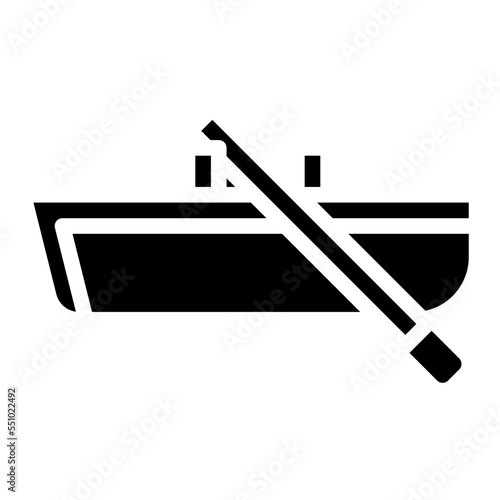 Fototapeta rowboat vehicle transport transportation icon