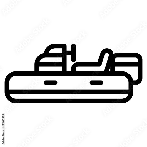 inflatable boat vehicle transport transportation icon