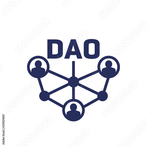 DAO community icon on white