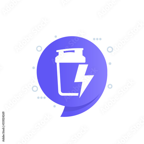 Shaker vector icon, logo design