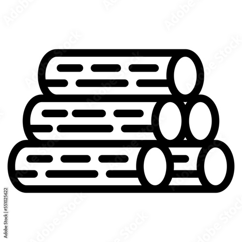 firewood wood farm farming icon