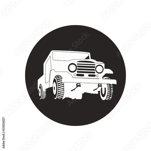 off-road suv car 4x4 icon